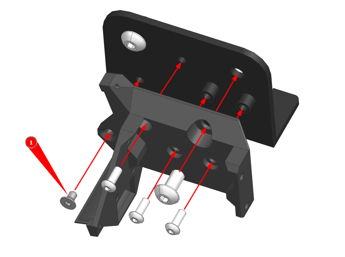 ESP extruder mount install image